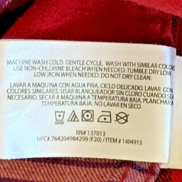 Orvis Ladies Stretch Flannel Shirt, Laurie Plaid, Sz S Red Multicolor #225M - Picture 5 of 7